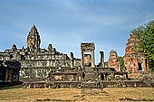 Bakong temple - the five tiered pyramid of the main temple.